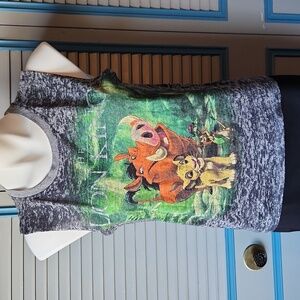 Disney Lion King Graphic Gray Tank Top